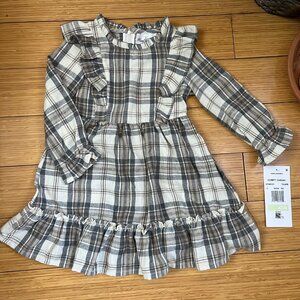 NWT Girls Plaid Dress Rare Editions Size 4T